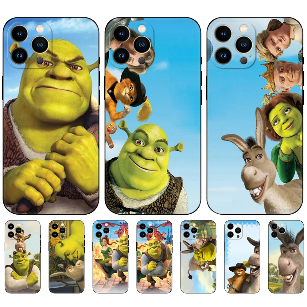For iPhone 11 12 13 mini pro MAX Case Back Phone Cover For iphone SE 2020 Silicon Soft Coque Cartoon Moive SShrek black tpu case
For iPhone 11 12 13 mini pro MAX Case Back Phone Cover For iphone SE 2020 Silicon Soft Coque Cartoon Moive SShrek black tpu case