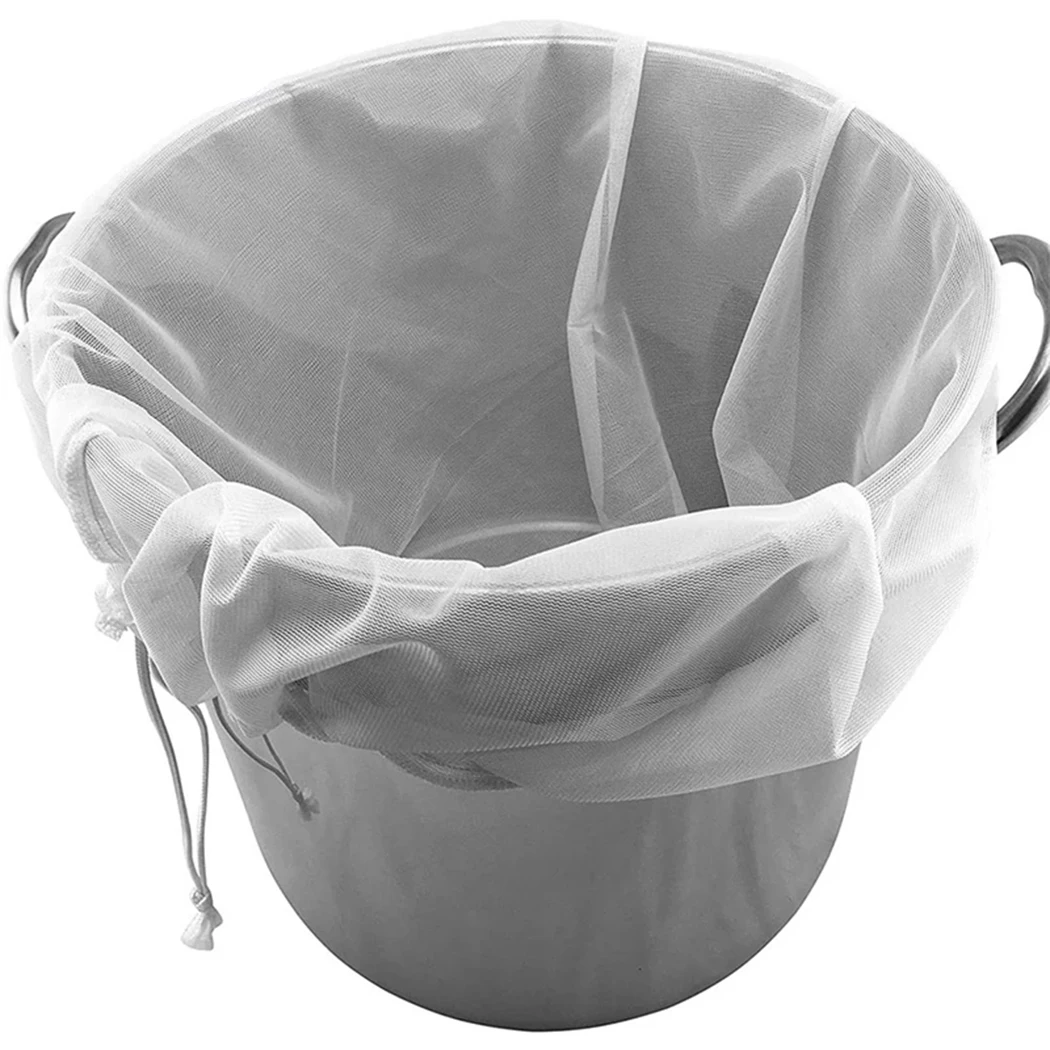 Extra Large Drawstring Brew In A Bag Straining BIAB Homebrew Wine Reusable Filter Mesh Bag Strainer Kitchen Tool 26X 22"
Extra Large Drawstring Brew In A Bag Straining BIAB Homebrew Wine Reusable Filter Mesh Bag Strainer Kitchen Tool 26X 22"