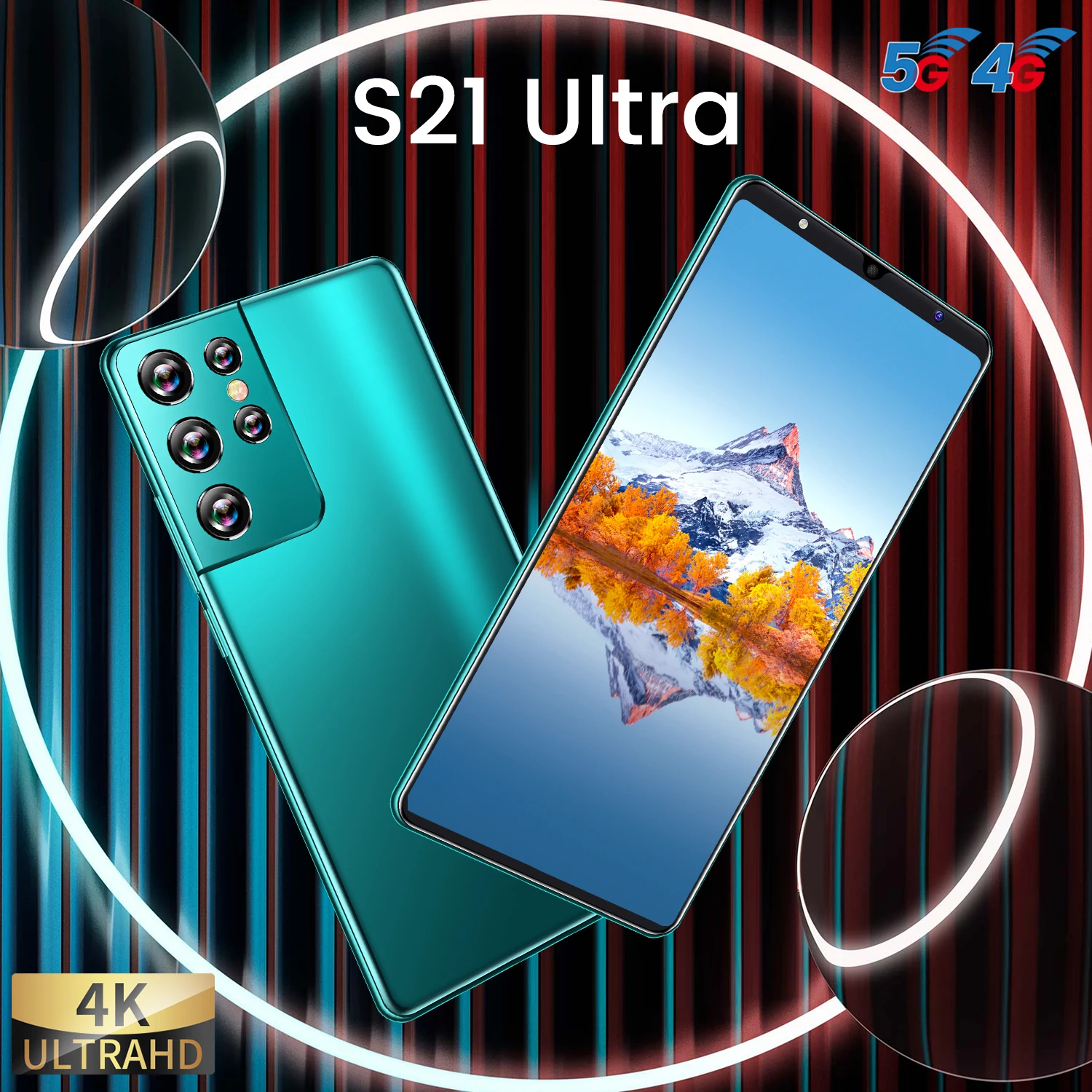 2021 New Arrival S21 Ultra 6.1 Inch 10 Core 1440*3200 6GB+128GB Smartphones 24MP+48MP 5000mAh Andriod 11 Cell Phone MTK6889
2021 New Arrival S21 Ultra 6.1 Inch 10 Core 1440*3200 6GB+128GB Smartphones 24MP+48MP 5000mAh Andriod 11 Cell Phone MTK6889
