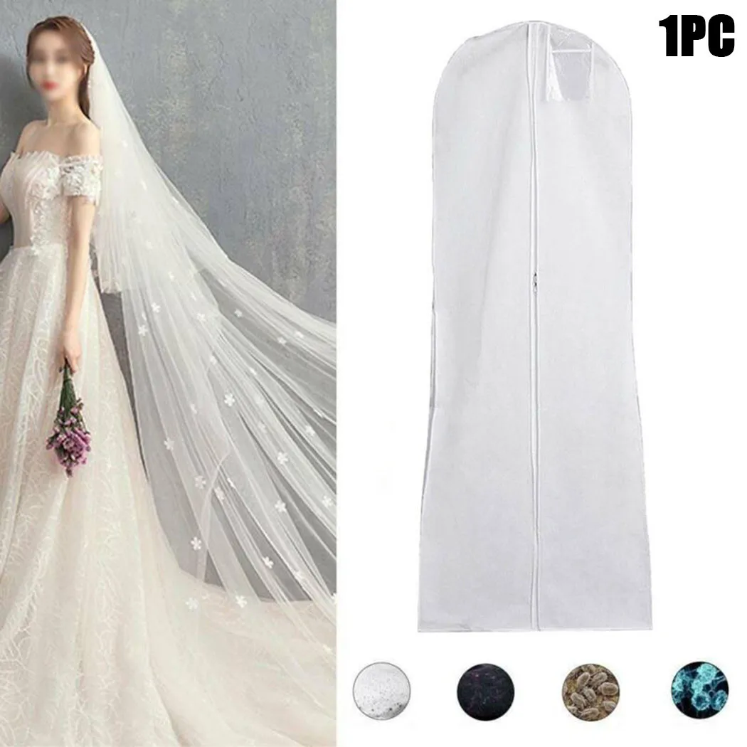 1Pc Dust-proof Wedding Dress Covers Coat Garment Protector Bride Gown Storage Bags Clothing Cover Transparent Wardrobe Case
1Pc Dust-proof Wedding Dress Covers Coat Garment Protector Bride Gown Storage Bags Clothing Cover Transparent Wardrobe Case