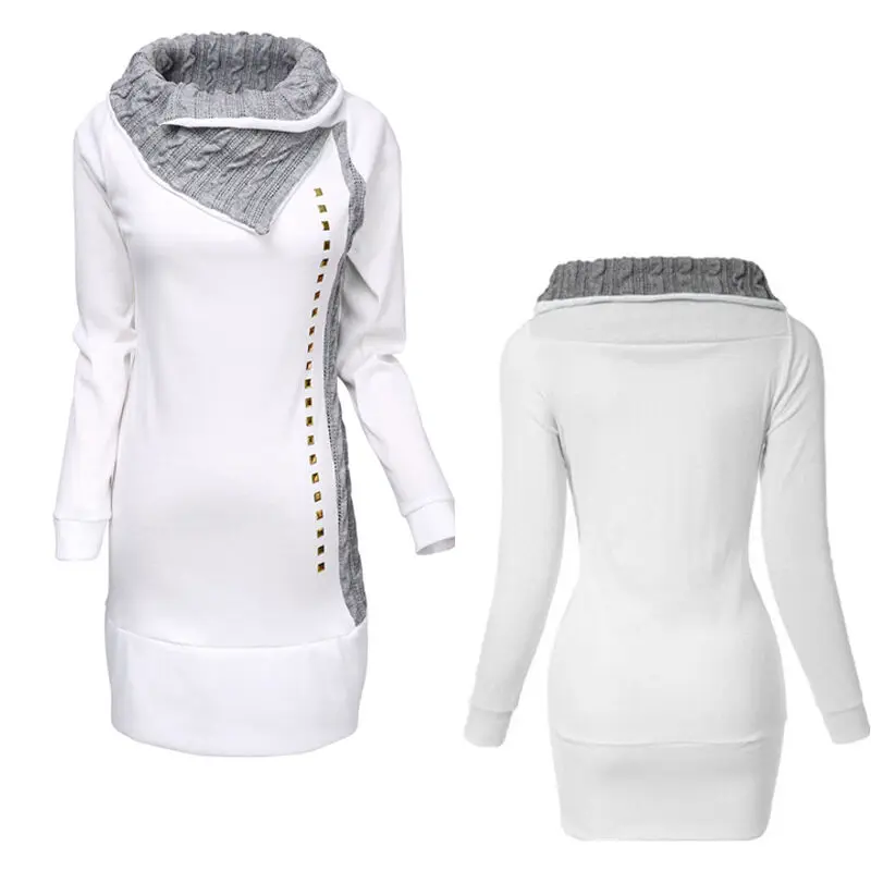 Womens Long Sleeve Patchwork Slim Fashion Hoodie Sweatshirt Pullover Tops Fleece Jumper Coat Jackets
Womens Long Sleeve Patchwork Slim Fashion Hoodie Sweatshirt Pullover Tops Fleece Jumper Coat Jackets