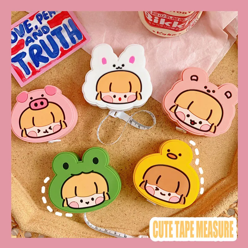 W&G 1.5m Cute Tape Measure Retractable Waist Bust Measurement Sewing Plastic Measuring Ruler Mini Soft Cloth Tape Measure
W&G 1.5m Cute Tape Measure Retractable Waist Bust Measurement Sewing Plastic Measuring Ruler Mini Soft Cloth Tape Measure