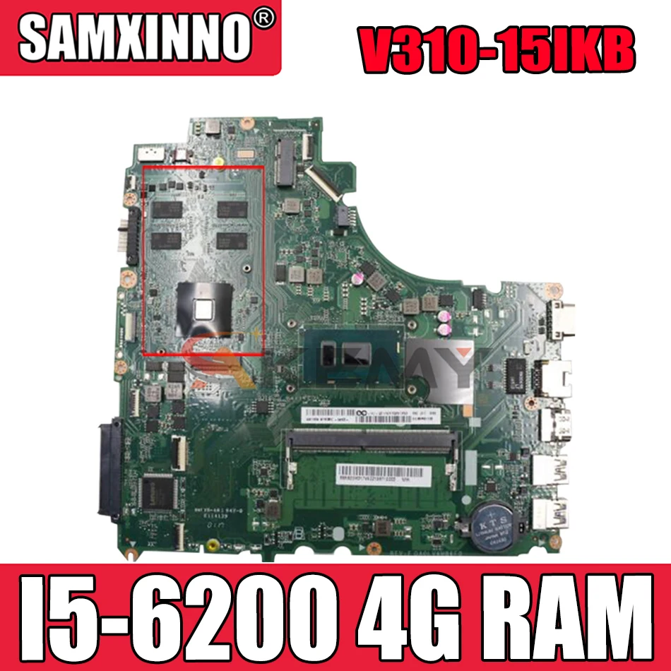 

Akemy DA0LV6MB6F0 материнская плата для ноутбука Lenovo E52-80 V310-15ISK V310-15IKB ноутбук материнская плата Процессор I5 6200 DDR4 4G RAM 100% тест РА