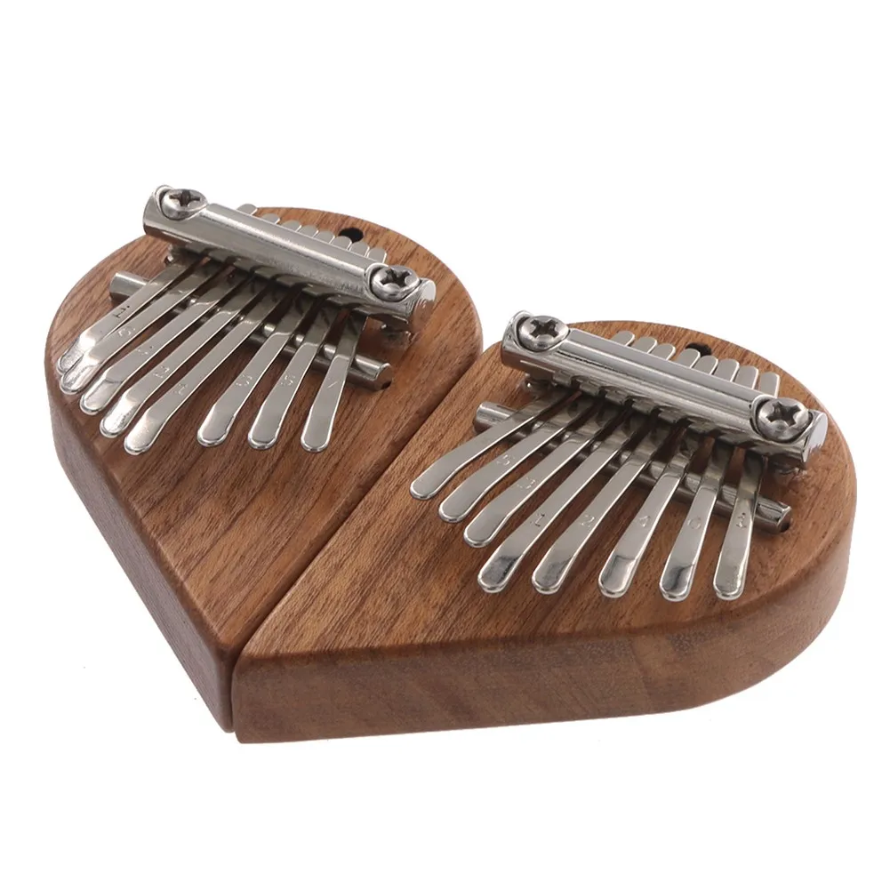 2PCS Mini 8 Keys Kalimba Thumb Piano Exquisite Heart Musical Instrument Gifts Wood Exquisite Marimba Valentine's Day Present
2PCS Mini 8 Keys Kalimba Thumb Piano Exquisite Heart Musical Instrument Gifts Wood Exquisite Marimba Valentine's Day Present