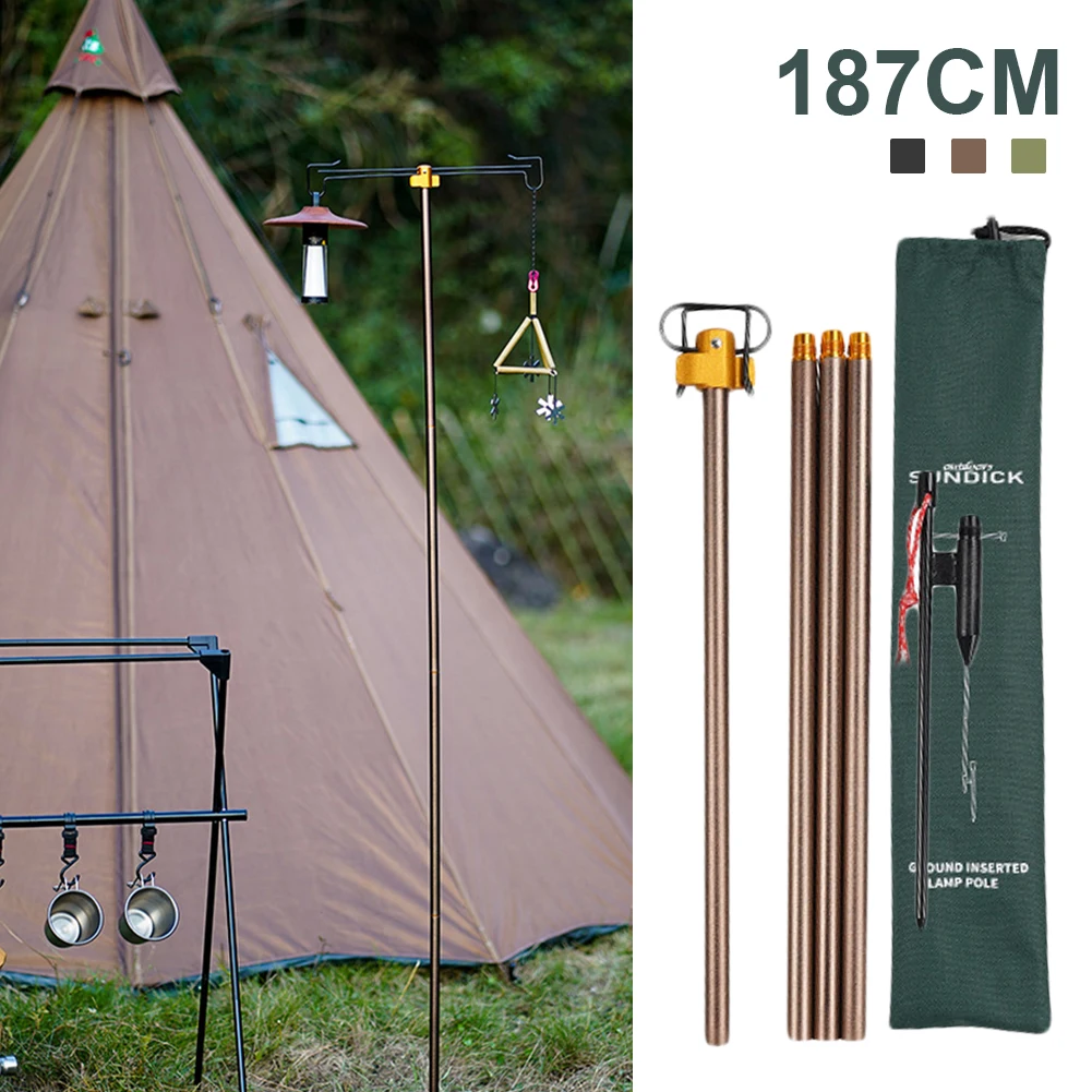 Detachable Lantern Stand Lamp Tripod Lantern hanger Camping Lamp Bracket Lamp Holder Portable Camping Accessorries with Stake
Detachable Lantern Stand Lamp Tripod Lantern hanger Camping Lamp Bracket Lamp Holder Portable Camping Accessorries with Stake