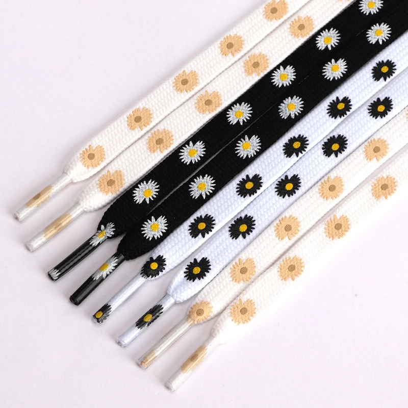 Little Daisies Shoelaces Cartoon Printing Fashion Unisex Flat Shoe laces High-top Canvas Sneakers Shoelace AF1 Sports Shoelaces
Little Daisies Shoelaces Cartoon Printing Fashion Unisex Flat Shoe laces High-top Canvas Sneakers Shoelace AF1 Sports Shoelaces
