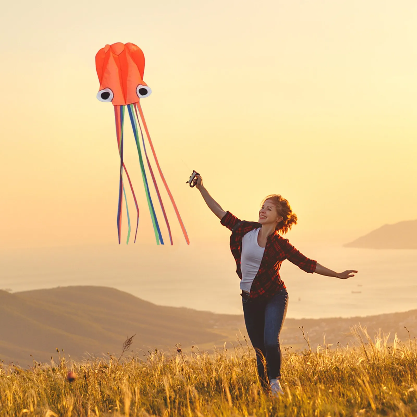 3D 4m Octopus Kite Large Animal Software Inflatable Kite Adult Kite Outdoor Sports Flying Tool High Quality Anti-tearing 2PCS
3D 4m Octopus Kite Large Animal Software Inflatable Kite Adult Kite Outdoor Sports Flying Tool High Quality Anti-tearing 2PCS