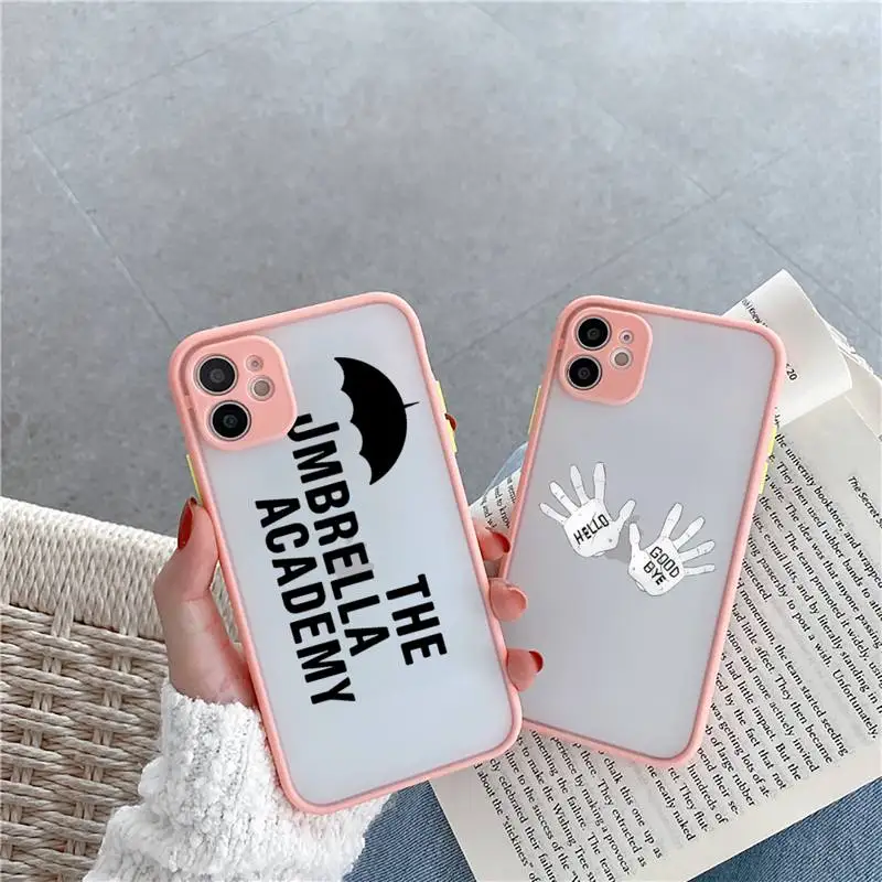 The Umbrella Academy Phone Case Pink matte transparent For iPhone 7 8 x xs xr 11 12 pro plus max mini Clear Funda
The Umbrella Academy Phone Case Pink matte transparent For iPhone 7 8 x xs xr 11 12 pro plus max mini Clear Funda