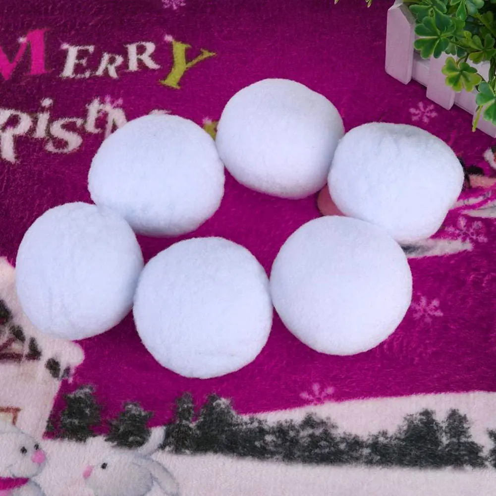 20PCS 5cm Indoor Fake Soft Snowballs Durable Artificial Lightweight Snowballs Toys Reusable Snow Fight Balls for Children Gift
20PCS 5cm Indoor Fake Soft Snowballs Durable Artificial Lightweight Snowballs Toys Reusable Snow Fight Balls for Children Gift