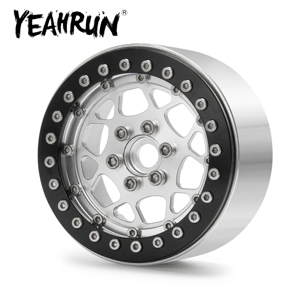 YEAHRUN 35mm Width Metal Alloy 2.2'' Beadlock Wheel Rims Hubs for Axial Wraith 90018 1/10 RC Rock Crawler Car
YEAHRUN 35mm Width Metal Alloy 2.2'' Beadlock Wheel Rims Hubs for Axial Wraith 90018 1/10 RC Rock Crawler Car