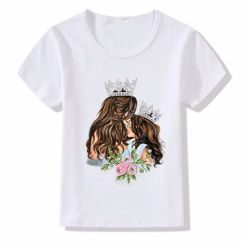 Camiseta con estampado de madre e hija para nios, Tops de moda de verano, camiseta de manga corta para nias, ropa de Tumblr
Camiseta con estampado de madre e hija para nios, Tops de moda de verano, camiseta de manga corta para nias, ropa de Tumblr