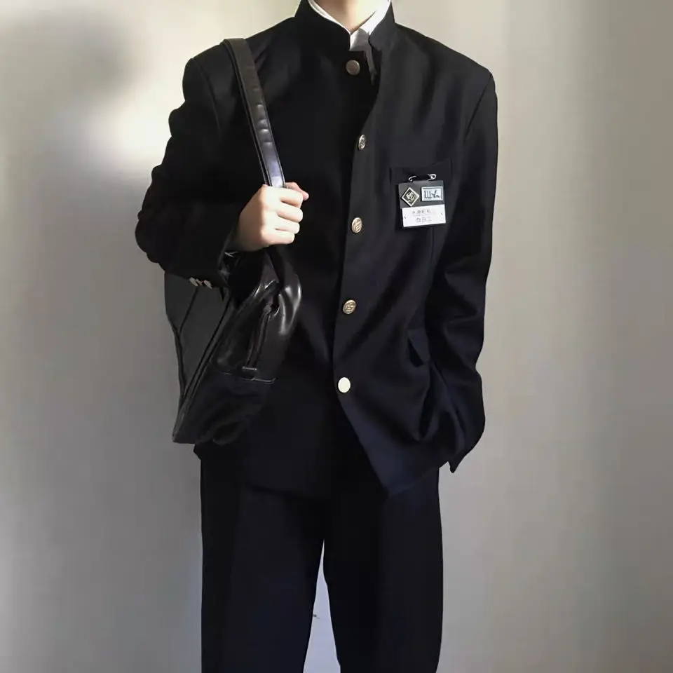 

DIMI Autumn and Winter New Crows Zero Uniform Men Women Coats JK School Uniform Zhongshan Suit College Style