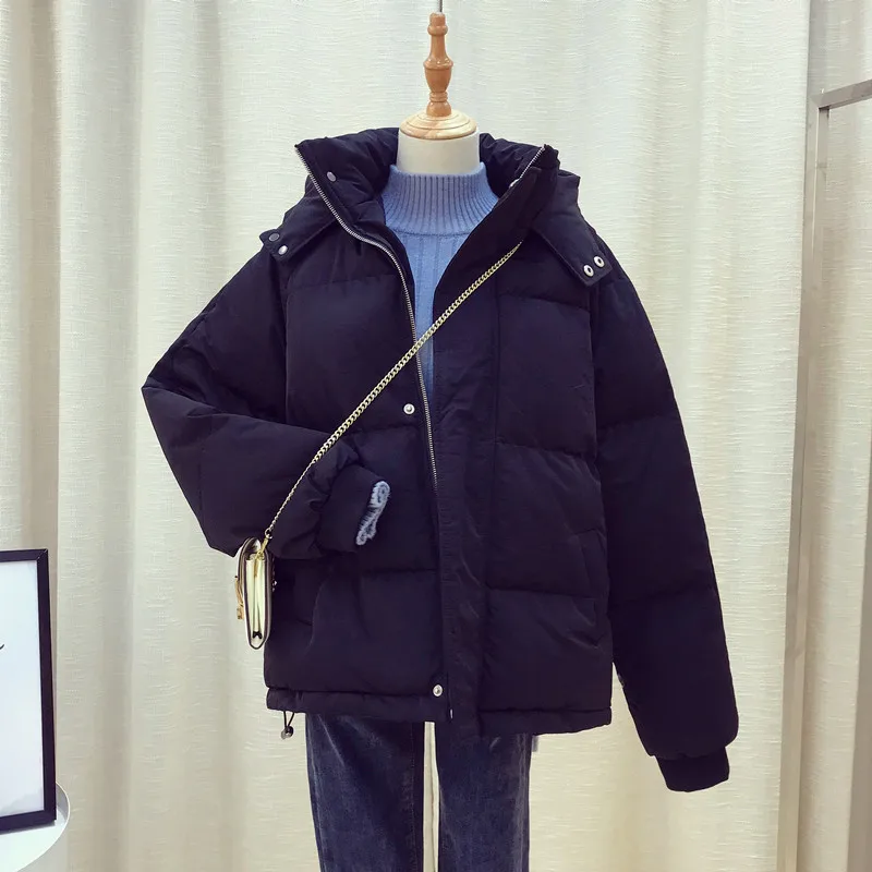 Women's Winters Coats 2020 Korean Casual Loose Hooded Winter Jacket Women Solid Thick Cotton Parka Oversize Loose Jackets
Women's Winters Coats 2020 Korean Casual Loose Hooded Winter Jacket Women Solid Thick Cotton Parka Oversize Loose Jackets