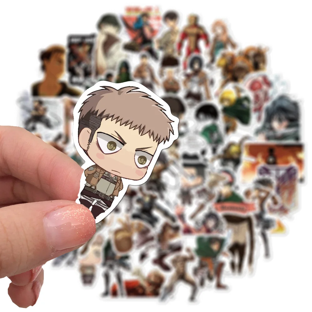 50/100 PCS Attack on Titan Anime Stickers Bag Bicycle Motorcycle Laptop Skateboard Guitar Luggage Waterproof Sticker Kids Toys
50/100 PCS Attack on Titan Anime Stickers Bag Bicycle Motorcycle Laptop Skateboard Guitar Luggage Waterproof Sticker Kids Toys