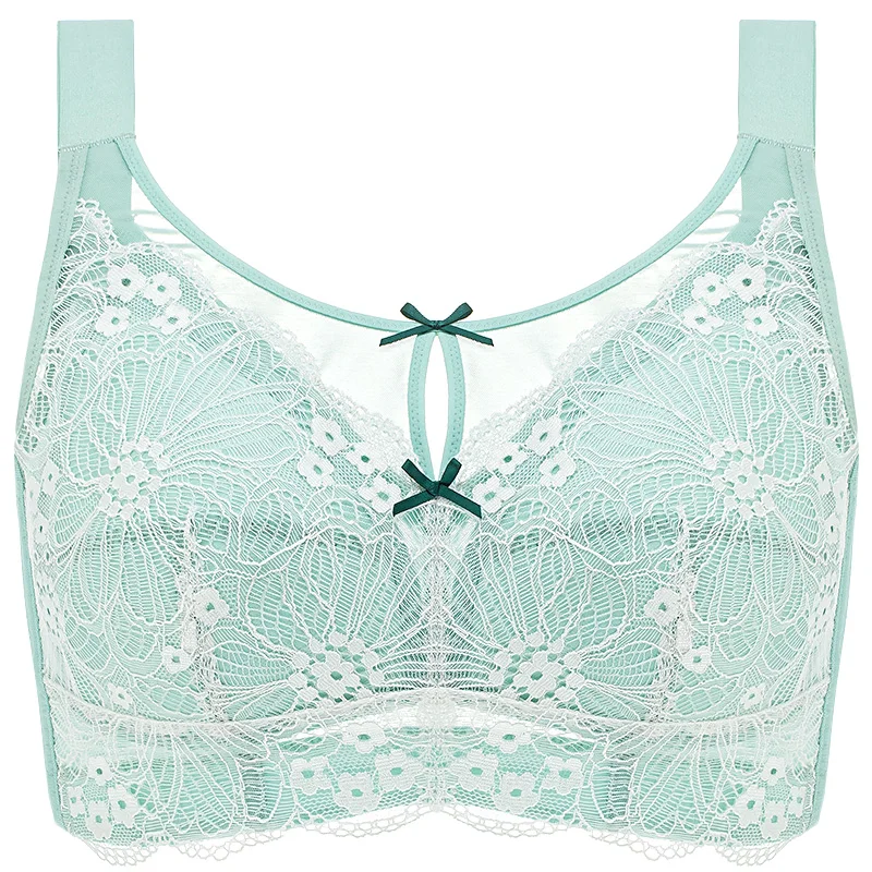 Women's Full Cup Support wire free Lace Bra 34 36 38 40 42 44 46 B C D E F G H I J
Women's Full Cup Support wire free Lace Bra 34 36 38 40 42 44 46 B C D E F G H I J
