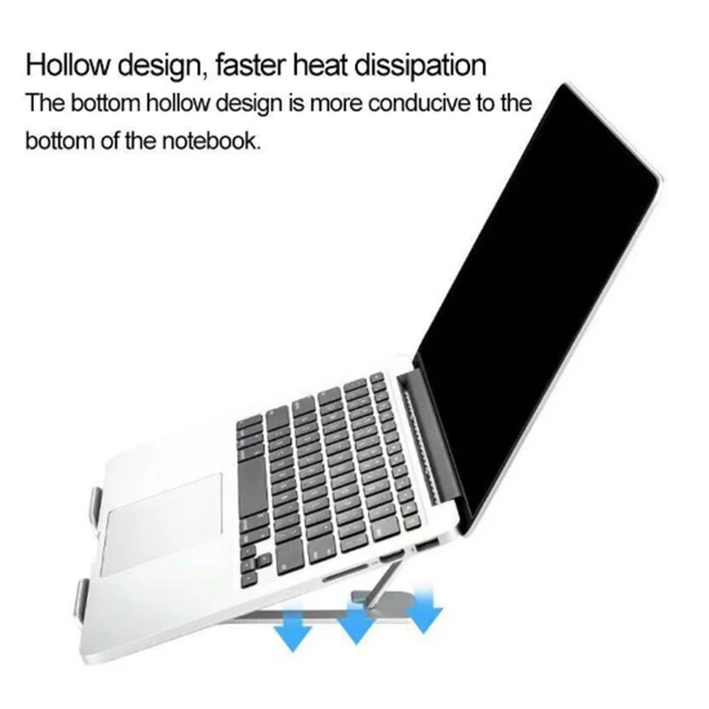 Adjustable Aluminum Laptop Stand, Ergonomic Riser Notebook Computer Holder Stand Compatible for Air Pro, Air 
Adjustable Aluminum Laptop Stand, Ergonomic Riser Notebook Computer Holder Stand Compatible for Air Pro, Air
