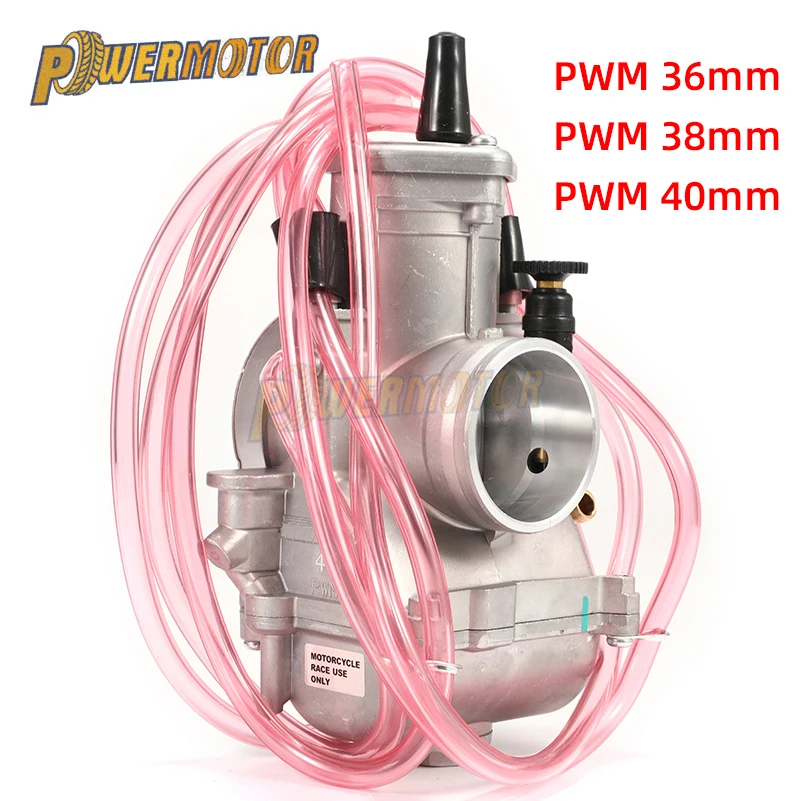 Новый PWM 36 38 40 мм карбюратор для 125cc-250cc 2T 4T двигателя гоночного мотоцикла скутера ATV Carb с силовой струей мотокросса
Новый PWM 36 38 40 мм карбюратор для 125cc-250cc 2T 4T двигателя гоночного мотоцикла скутера ATV Carb с силовой струей мотокросса