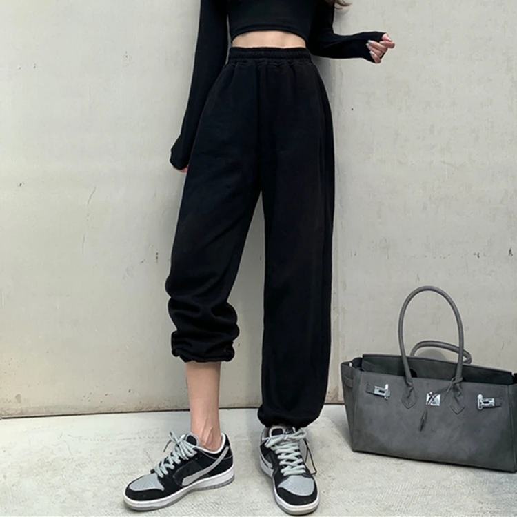 New 2021 Women's Summer thin Pants High Waist Pockets Wide Leg Straight Sweatpants Lady Ankle-Length Trousers
New 2021 Women's Summer thin Pants High Waist Pockets Wide Leg Straight Sweatpants Lady Ankle-Length Trousers