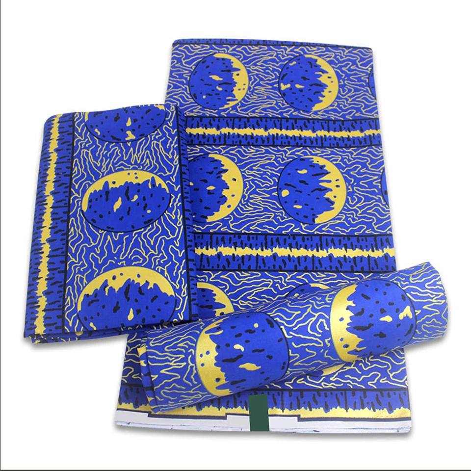 Hot Selling Bronzing Ankara Fabric African Wax Print Gold Printing Cotton Fabric Ghana Nigerian Pagne Batik Wax Materials YT-17
Hot Selling Bronzing Ankara Fabric African Wax Print Gold Printing Cotton Fabric Ghana Nigerian Pagne Batik Wax Materials YT-17