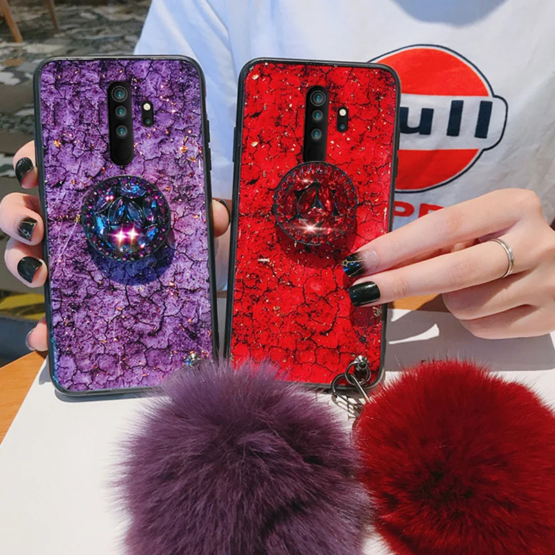 Чехол для телефона Xiaomi 8 9 9T Pro Redmi 6 7 7A 8A Note 8T мягкий чехол с золотыми блестками и
