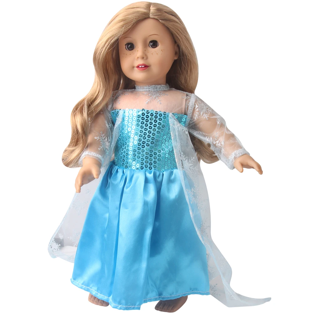 18-дюймовая американская кукла платье для девочек костюм королевы юбка принцессы