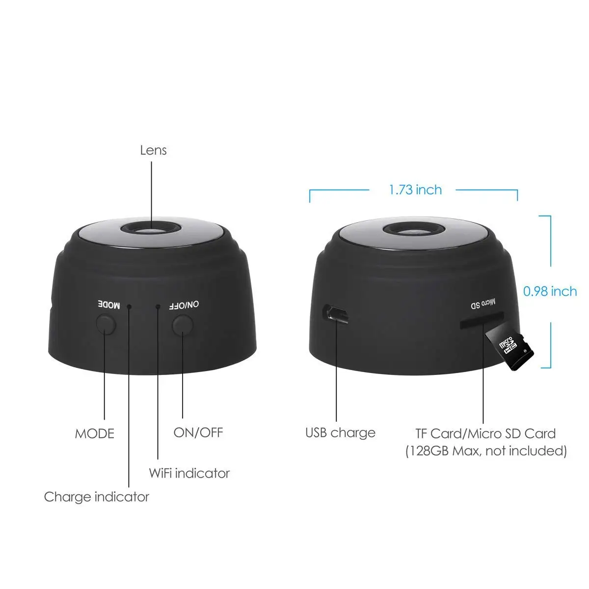 2021 Mini HD 1080P WiFi IP Surveillance Camera A9 Wireless Home Security Device DVR With Infrared Night Vision And Hidden Vision
2021 Mini HD 1080P WiFi IP Surveillance Camera A9 Wireless Home Security Device DVR With Infrared Night Vision And Hidden Vision