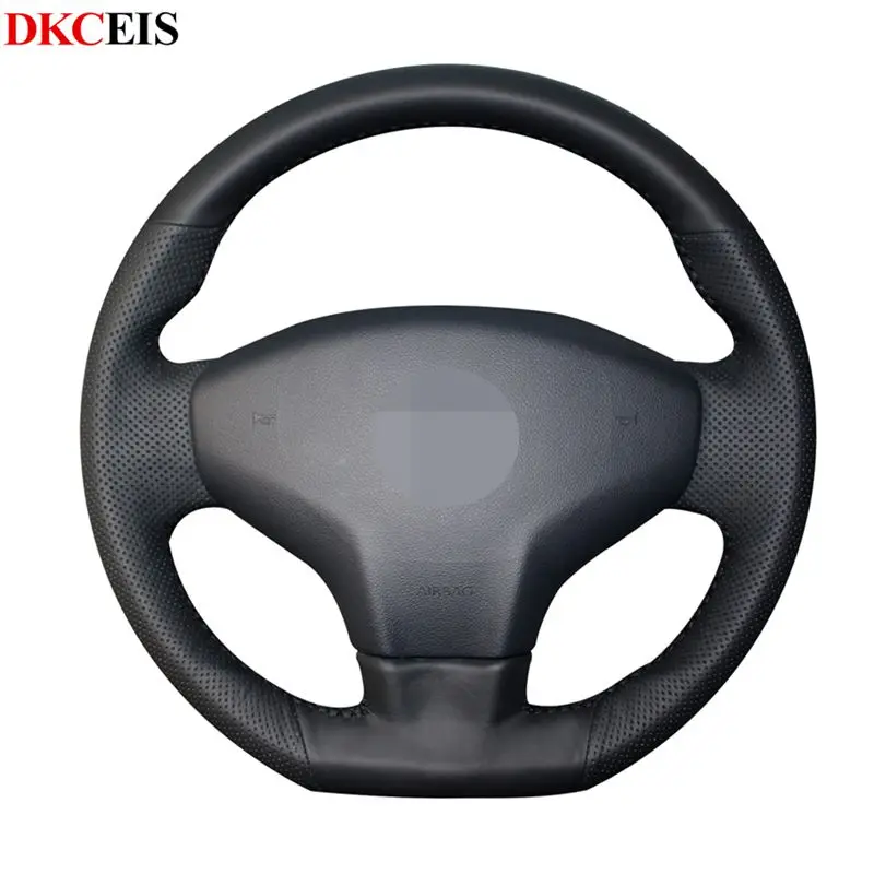 DIY Hand-stitched Black Soft PU Leather Car Steering Wheel Covers Wrap for Citroen Elysee C-Elysee 2014 New Elysee Peugeot 301
DIY Hand-stitched Black Soft PU Leather Car Steering Wheel Covers Wrap for Citroen Elysee C-Elysee 2014 New Elysee Peugeot 301