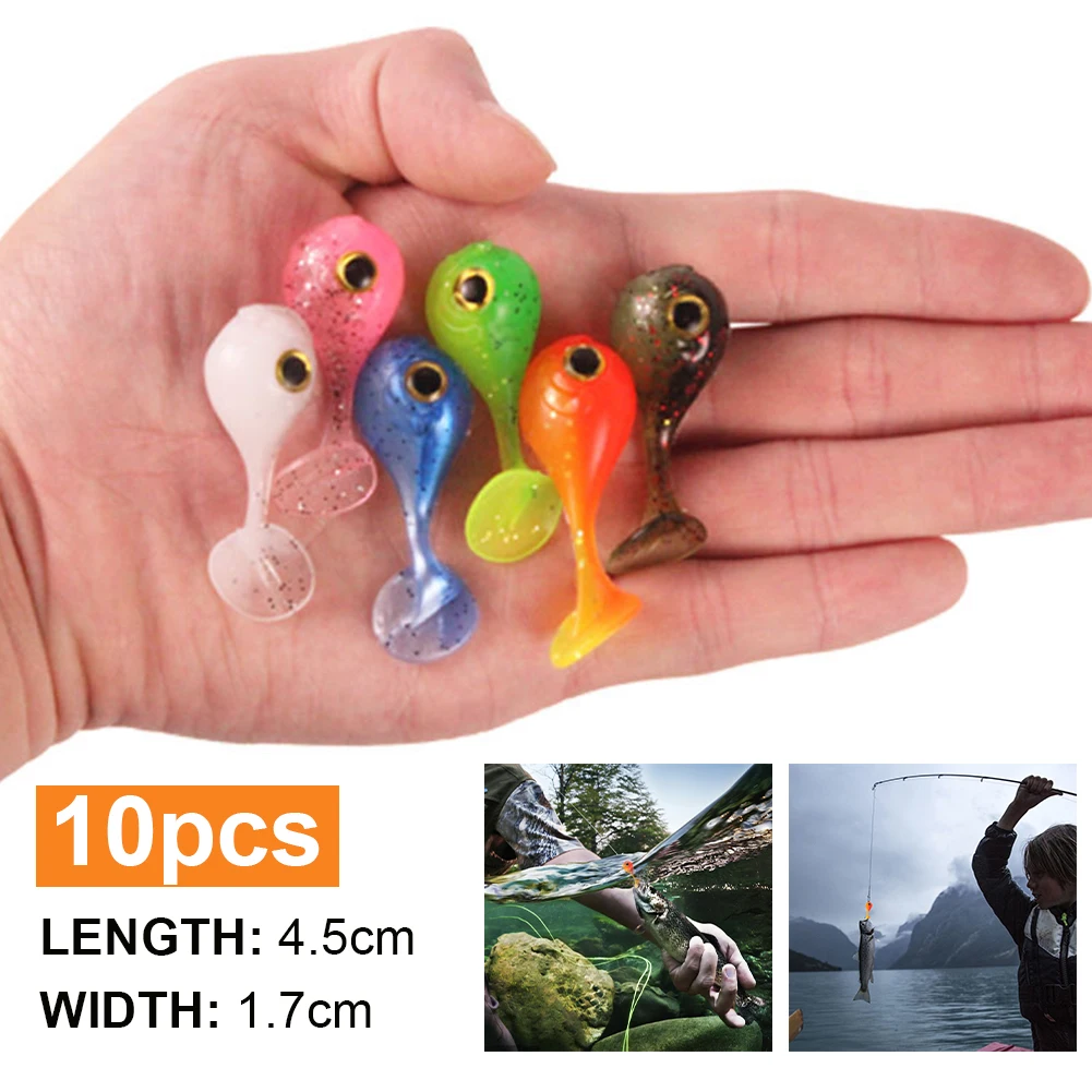 10Pcs Big Head Fishing Lure Artificial T-Tail Soft Fishing Bait Lifelike Silicone Soft Bait Paddle Tail Crankbait Fishing Tackle
10Pcs Big Head Fishing Lure Artificial T-Tail Soft Fishing Bait Lifelike Silicone Soft Bait Paddle Tail Crankbait Fishing Tackle