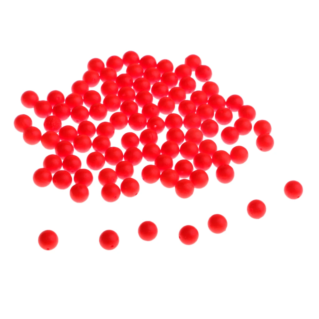 100pcs Fishing Floating Bobbers Fishing Round Beads Ball Foam Indicator Fishing Lures Fishing Tackle Accessories 
100pcs Fishing Floating Bobbers Fishing Round Beads Ball Foam Indicator Fishing Lures Fishing Tackle Accessories