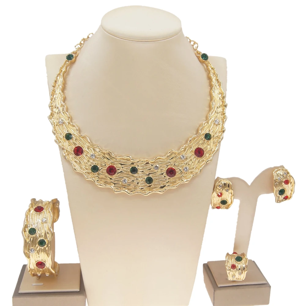 Yulaili Factory Direct Sales Women Romanian Gold Style Circle Jewelry Set Hot Sale Jewelry Set Exquisite Fashion Jewelry Sets 
Yulaili Factory Direct Sales Women Romanian Gold Style Circle Jewelry Set Hot Sale Jewelry Set Exquisite Fashion Jewelry Sets