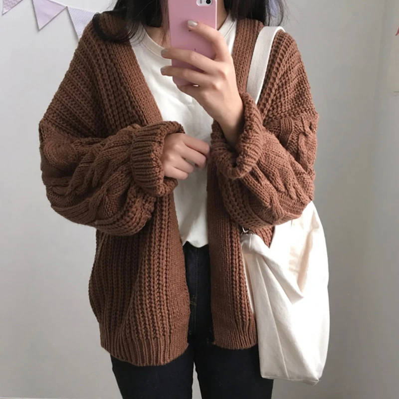 Open Front Cardigan Sweater Womens Winter Outfit Women Cable-Knit Cardigans Korean Fashion
Open Front Cardigan Sweater Womens Winter Outfit Women Cable-Knit Cardigans Korean Fashion