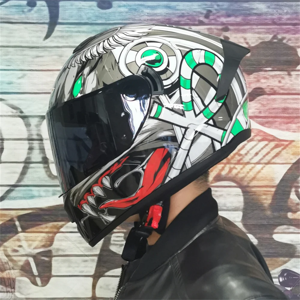 

LVS Full Face Motorcycle Helmet DOT Approved Men Women Racing Motocross Casco Moto ABS High Quality Motorbike Riding Capacete