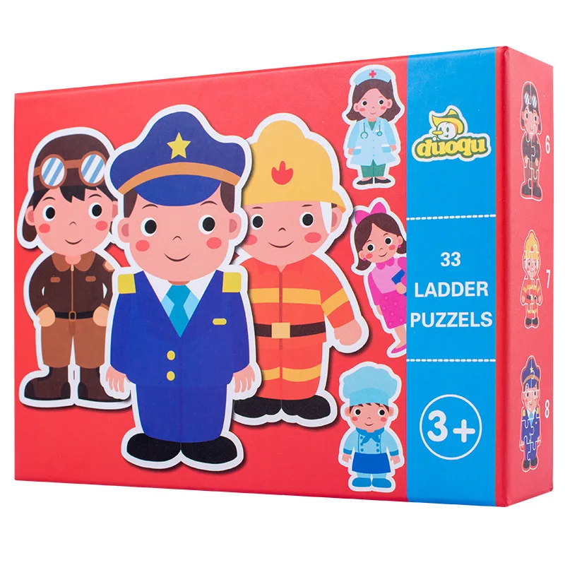 Children's Educational Early Education Jigsaw Puzzle Wooden Blockbuster Animal Traffic Character Recognition 33 Plane Puzzle
Children's Educational Early Education Jigsaw Puzzle Wooden Blockbuster Animal Traffic Character Recognition 33 Plane Puzzle