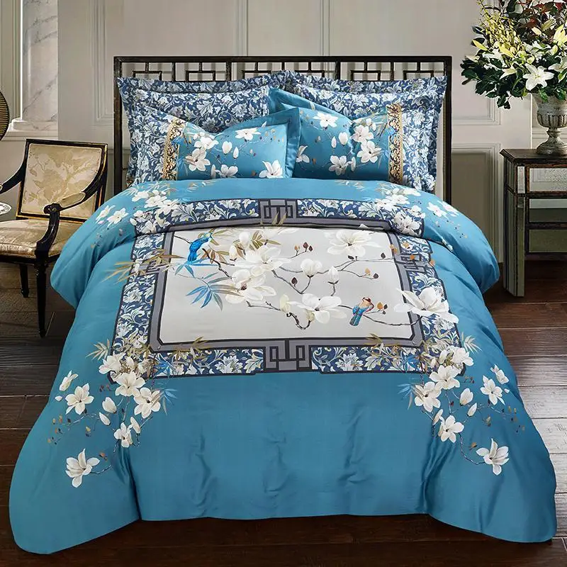 Chinese classical style 100%cotton Sanding bedding set thick warm duvet cover sets Bed Sheet Pillowcases Queen King size 4pcs
Chinese classical style 100%cotton Sanding bedding set thick warm duvet cover sets Bed Sheet Pillowcases Queen King size 4pcs