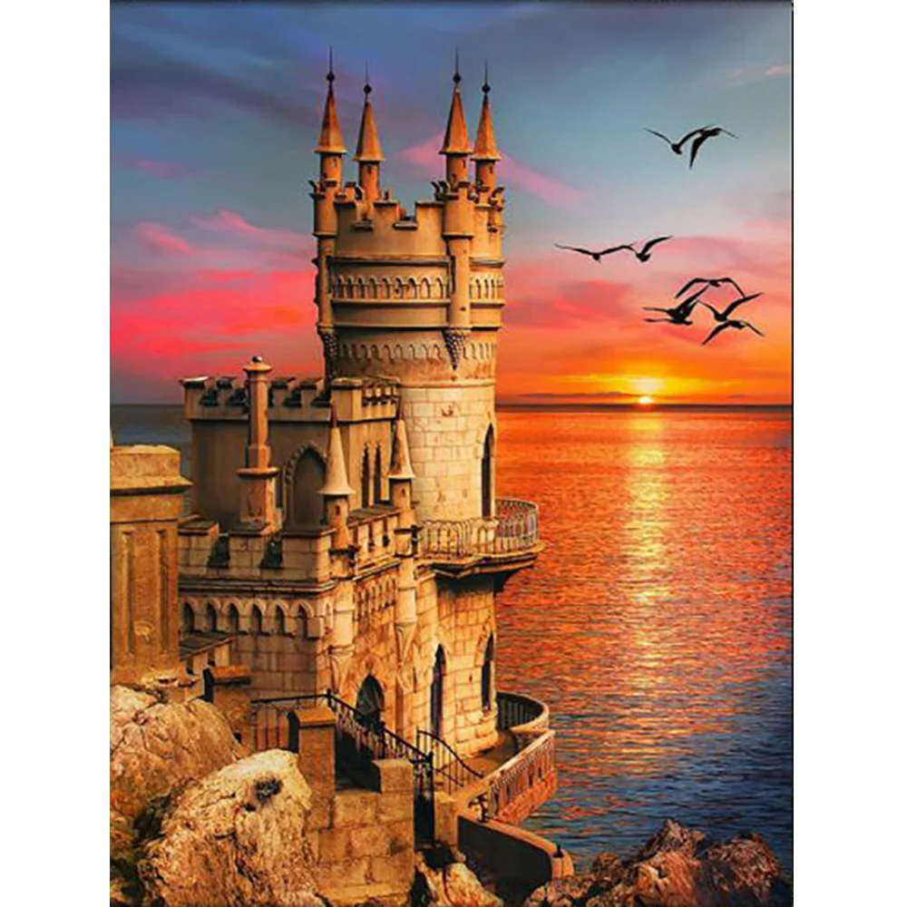 5d DIY Diamond Embroidery Building Seaside Diamond Painting Full Square/Round Mosaic Tower Sunset Landscape Puzzle
5d DIY Diamond Embroidery Building Seaside Diamond Painting Full Square/Round Mosaic Tower Sunset Landscape Puzzle