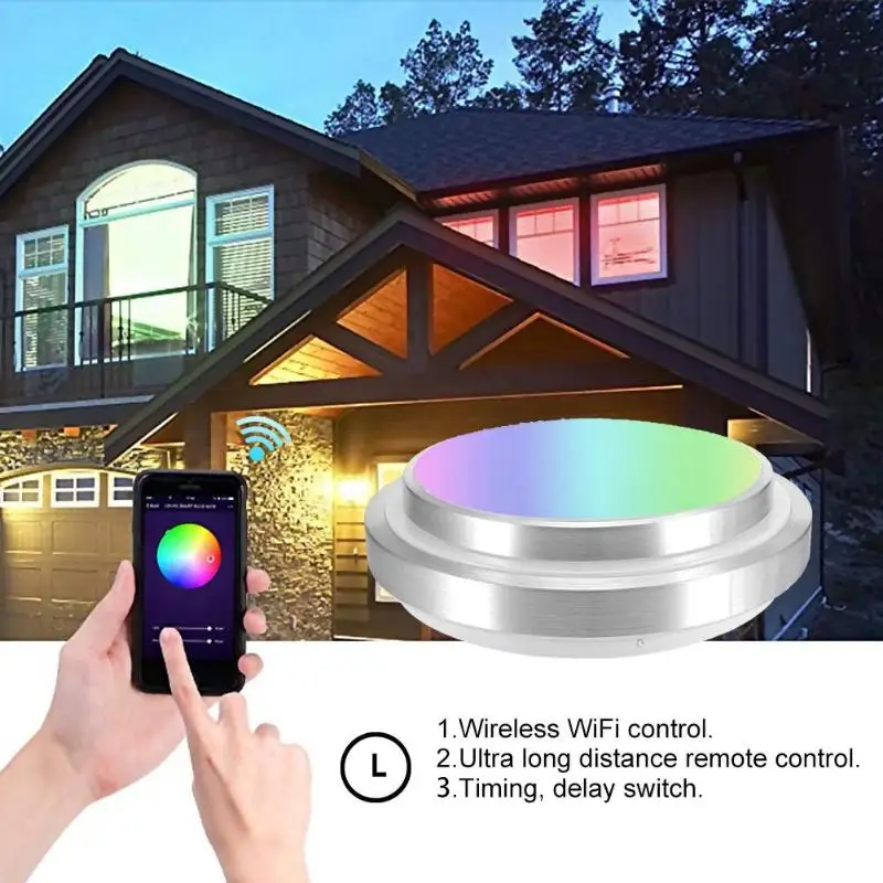 Dimmable WiFi Smart Bedroom LED Ceiling Light Works with Alexa Google Assistant Compatible with Amazon Alexa Google Home
Dimmable WiFi Smart Bedroom LED Ceiling Light Works with Alexa Google Assistant Compatible with Amazon Alexa Google Home