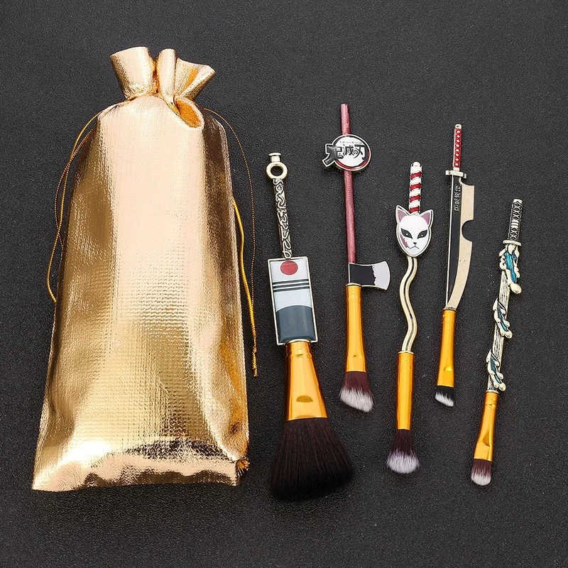 5pcs/set Makeup Brush Set Anime Demon Slayer Makeup Tool Face Cosmetic Powder Highlight Blending Eyebrow Brush Kit Props Gift
5pcs/set Makeup Brush Set Anime Demon Slayer Makeup Tool Face Cosmetic Powder Highlight Blending Eyebrow Brush Kit Props Gift
