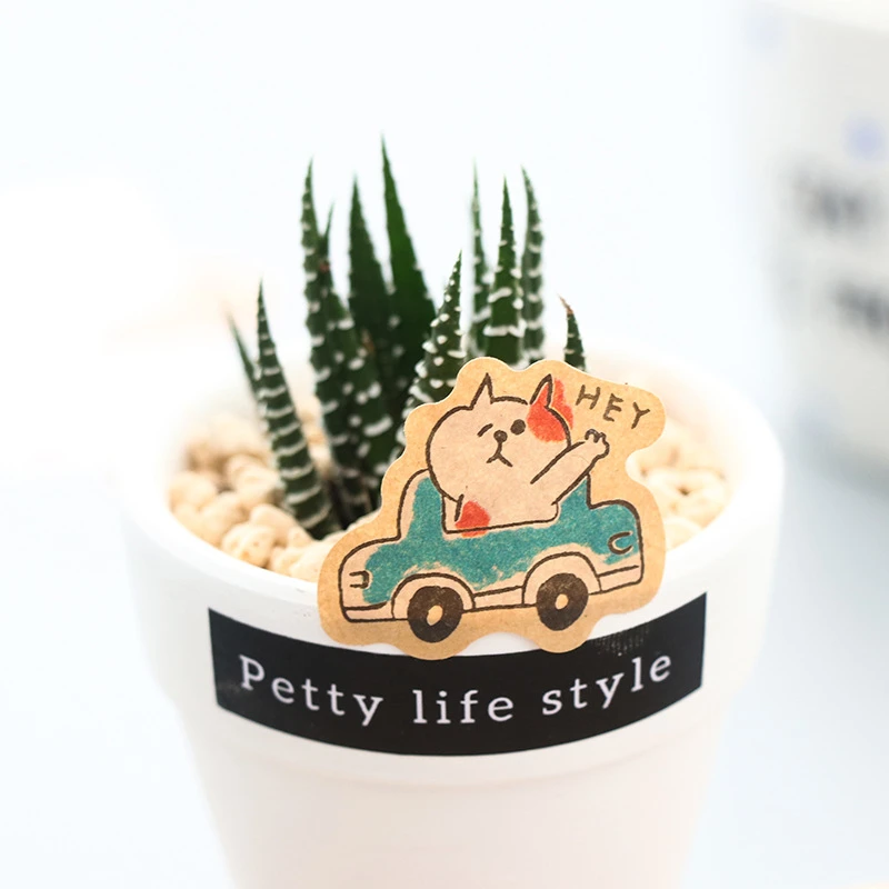 DL Cute cartoon cat pattern transparent PVC hand account sticker DIY diary decoration material wholesale Exquisite
DL Cute cartoon cat pattern transparent PVC hand account sticker DIY diary decoration material wholesale Exquisite