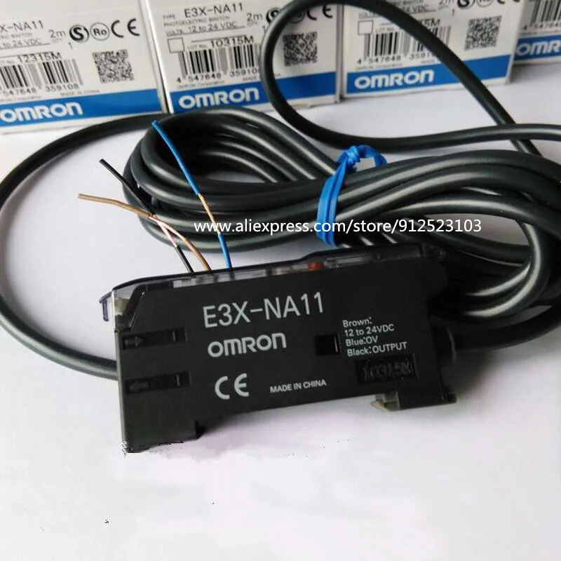 

10PCS E3X-NA11 NPN Omron New Optical Fiber Amplifier Sensor Photoelectric Sensor High Quality