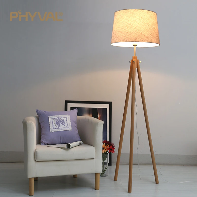 Floor Lamp Modern Simple living room bedroom floor light Nordic creative lamps Three feet Solid wood standard lamp E27
Floor Lamp Modern Simple living room bedroom floor light Nordic creative lamps Three feet Solid wood standard lamp E27