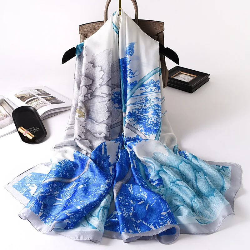 Brand Designer Silk Scarf High Quality Foulard Bandana Long Lrage Shawls Wrpas Winter Neck Scarves Pashmina Lady Hijab 2020 New
Brand Designer Silk Scarf High Quality Foulard Bandana Long Lrage Shawls Wrpas Winter Neck Scarves Pashmina Lady Hijab 2020 New