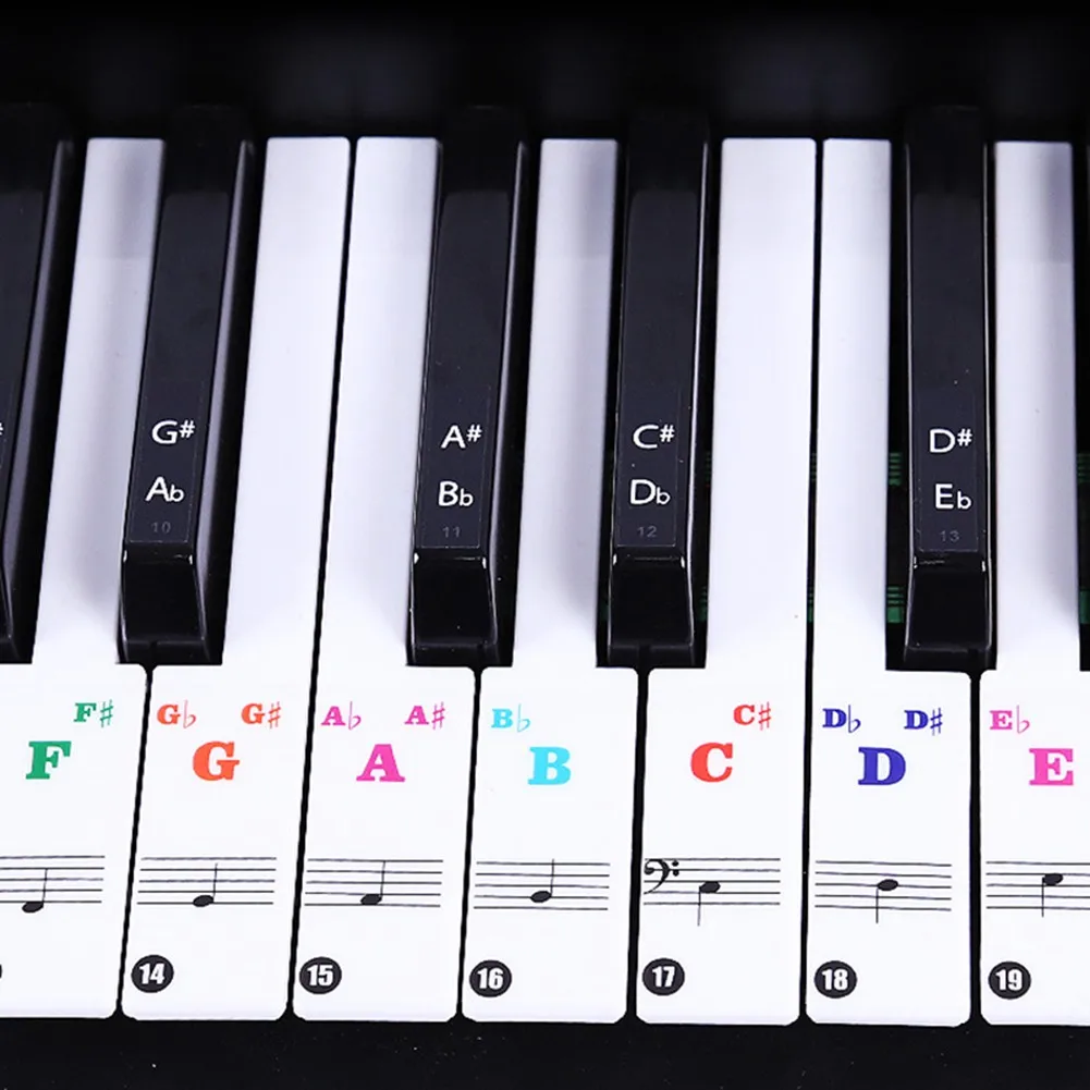 Piano Keyboard StickerElectone Keyboard Universal Sticker For 37/49/54/61/88 KEY Music Keyboard KEYNOTES Keyboard Sticker
Piano Keyboard StickerElectone Keyboard Universal Sticker For 37/49/54/61/88 KEY Music Keyboard KEYNOTES Keyboard Sticker