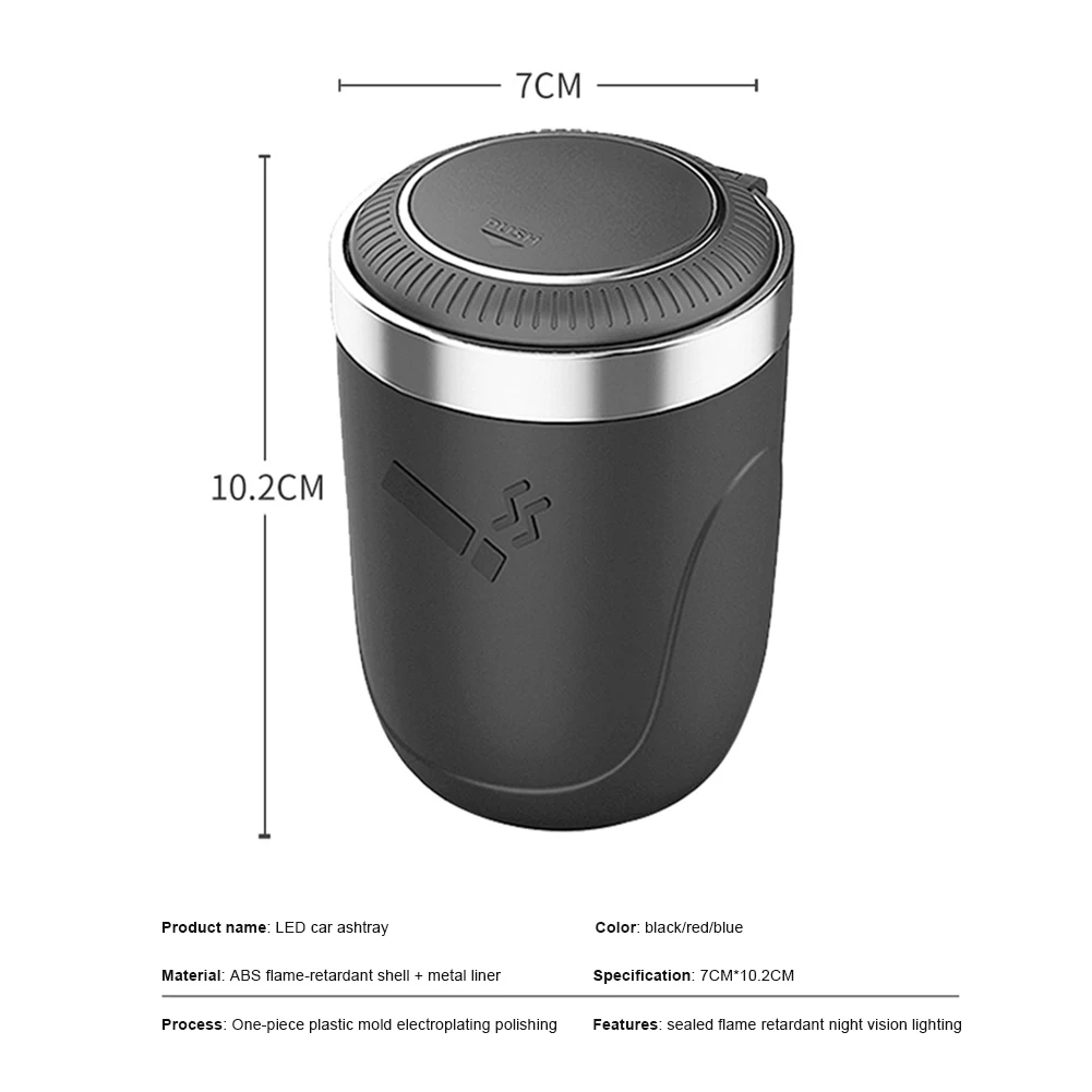 Car Ashtray with LED Light Push Type Auto Vehicle Cigarette Ashtray Auto Vehicle Cigarette Ashtray Holder Interior Decoration
Car Ashtray with LED Light Push Type Auto Vehicle Cigarette Ashtray Auto Vehicle Cigarette Ashtray Holder Interior Decoration