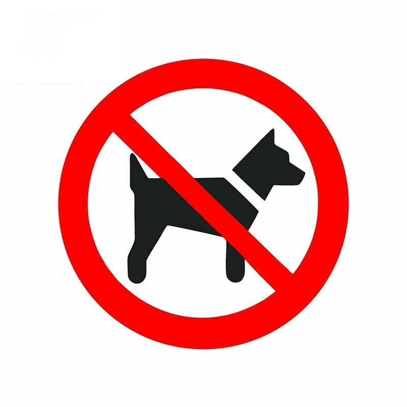 Warning Car Sticker and Vinyl Decal No Dog Forbbiden Prohibited Car Bike Bumber Window Trunk Waterproof Fine Decal PVC13x13cm
Warning Car Sticker and Vinyl Decal No Dog Forbbiden Prohibited Car Bike Bumber Window Trunk Waterproof Fine Decal PVC13x13cm