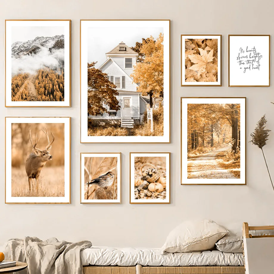 Autumn Deer Sparrow Pumpkin Mountain Wall Art Canvas Painting Nordic Posters And Prints Wall Pictures For Living Room Fall Decor
Autumn Deer Sparrow Pumpkin Mountain Wall Art Canvas Painting Nordic Posters And Prints Wall Pictures For Living Room Fall Decor