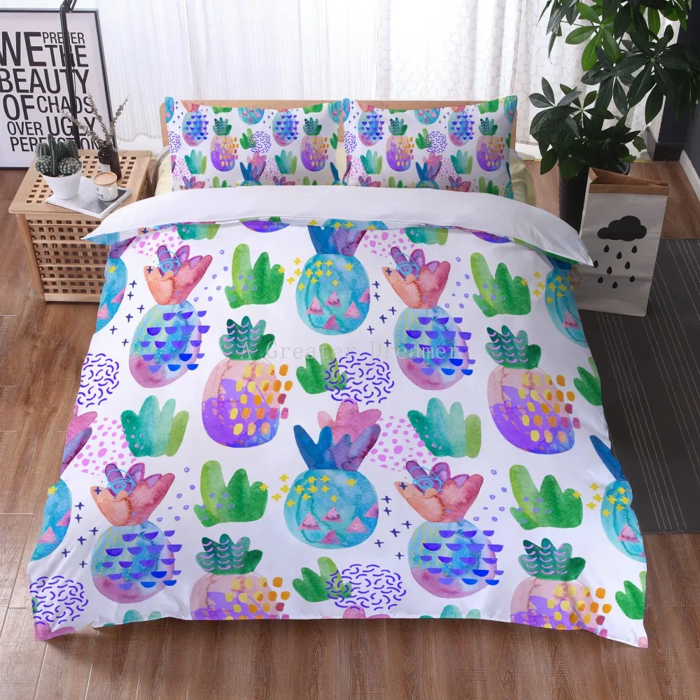 3D Children Cartoon Watermelon Pineapple Print Cute Duvet Cover Bedclothes Comfortable Fruit Bed Full King Single Size Set
3D Children Cartoon Watermelon Pineapple Print Cute Duvet Cover Bedclothes Comfortable Fruit Bed Full King Single Size Set