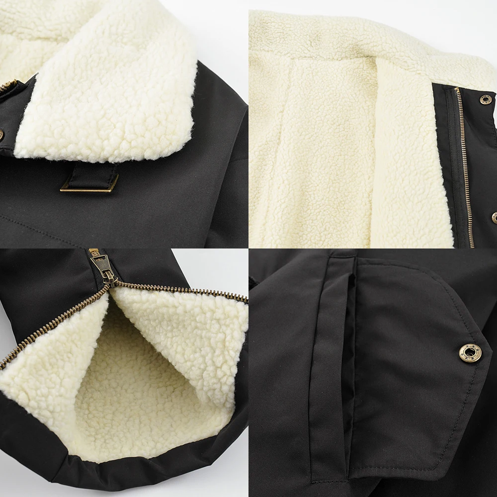 2020 Winter Women Fleece Parkas Tops Fur Collar Long Sleeve Loose Oversized Lamb Wool Jackets Coat Thick Warm Plus Size Overcoat
2020 Winter Women Fleece Parkas Tops Fur Collar Long Sleeve Loose Oversized Lamb Wool Jackets Coat Thick Warm Plus Size Overcoat