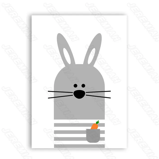 Cartoon Rabbit Hippo Animal Poster Nordic Style Waterproof Ink Canvas Print Painting Modern Children's Bedroom Wall Stickers
Cartoon Rabbit Hippo Animal Poster Nordic Style Waterproof Ink Canvas Print Painting Modern Children's Bedroom Wall Stickers