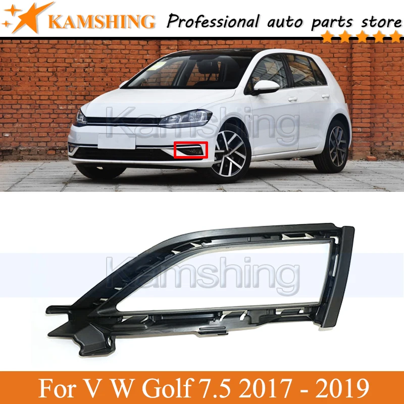 Kamshing Front Bumper Fog light frame cover For V W Golf 7.5 2017 - 2019 Front Fog lamp frameRunning light Foglight frame
Kamshing Front Bumper Fog light frame cover For V W Golf 7.5 2017 - 2019 Front Fog lamp frameRunning light Foglight frame