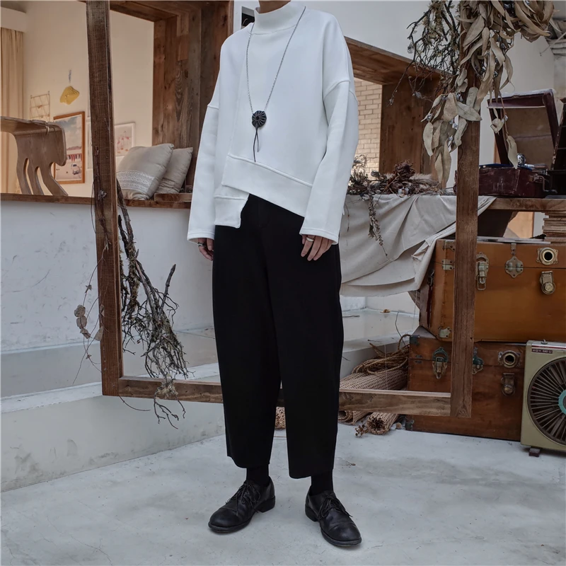 high neck long sleeve black loose Irregular Hem oversized sweatshirt women fashion tide new spring 2020
high neck long sleeve black loose Irregular Hem oversized sweatshirt women fashion tide new spring 2020